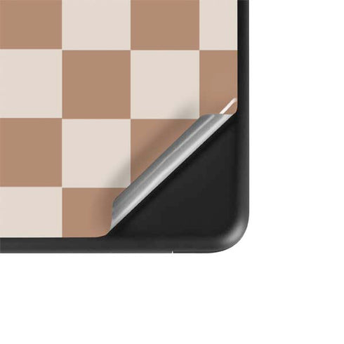 Neutral Checkered Google Pixelbook Go Skin